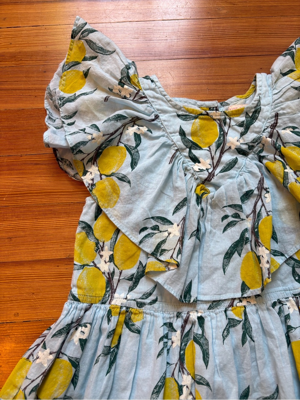 Pink Chicken | Lemon Branch Raphaela Dress | Ruffle | Tiered | Cotton - Picture 4 of 11